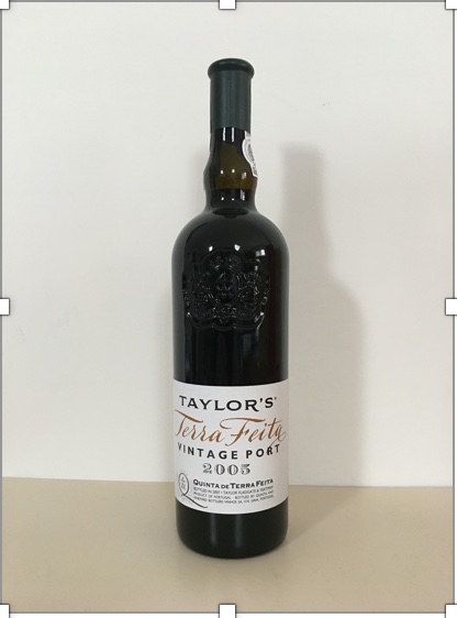 Bottle Taylor’s Feita Vintage Port 2005.