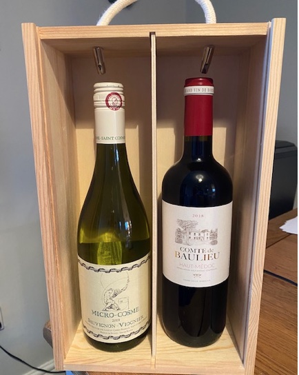 Fine Wines to Savour A bottle of Haut Medoc (red) Comte de Banlieu 2018,