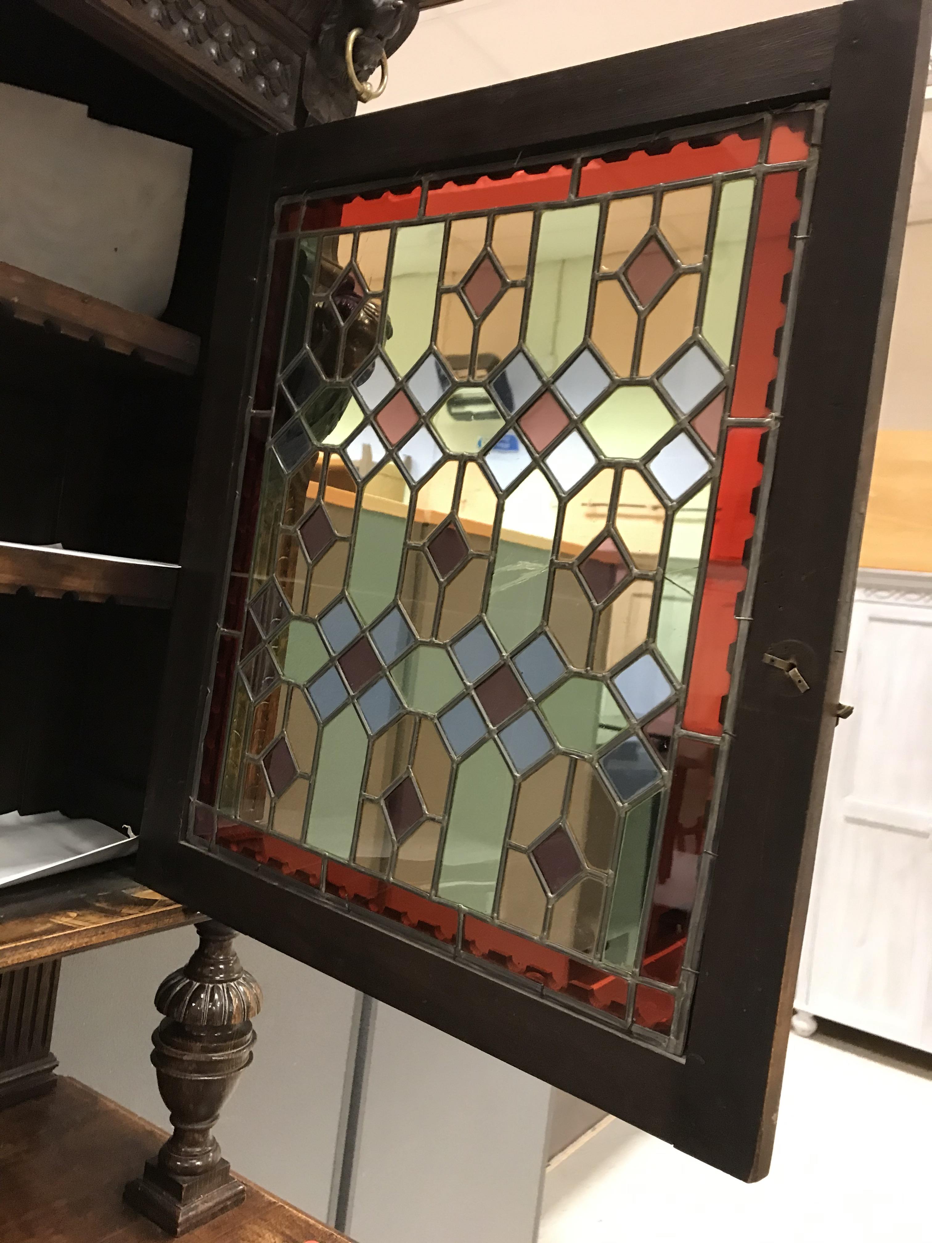 A Victorian carved oak Gothic Revival cabinet, - Image 16 of 24