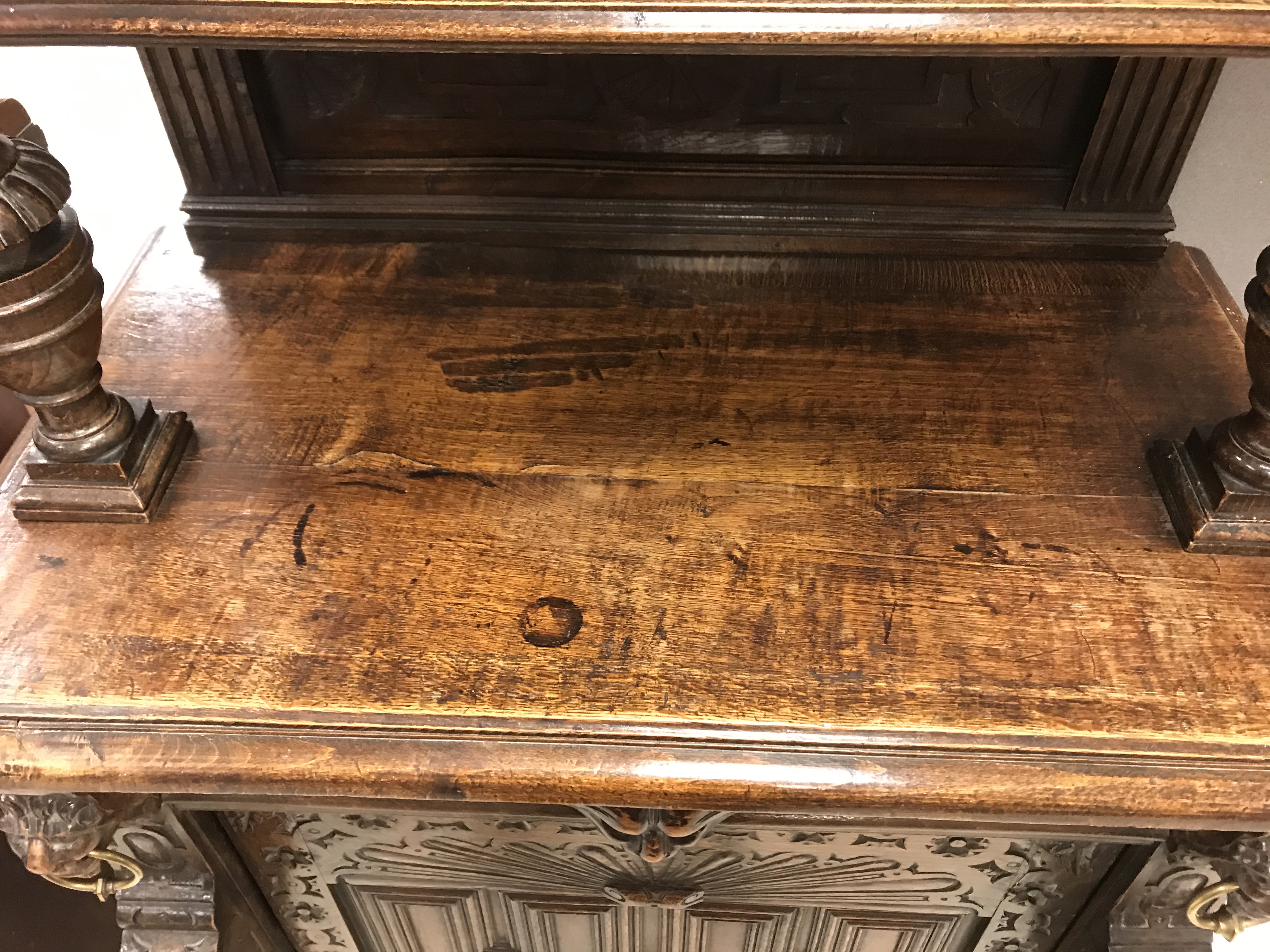 A Victorian carved oak Gothic Revival cabinet, - Image 20 of 24