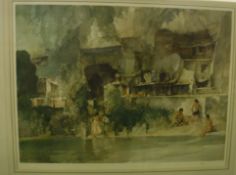 AFTER SIR WILLIAM RUSSELL FLINT "In Sunny Perigord", limited edition colour print No'd.
