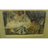 AFTER SIR WILLIAM RUSSELL FLINT "Corisande", limited edition colour print, No'd.
