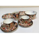 A Royal Crown Derby "Japan" pattern tea set, twelve place settings comprising cups, saucers,