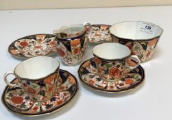 A Royal Crown Derby "Japan" pattern tea set, twelve place settings comprising cups, saucers,