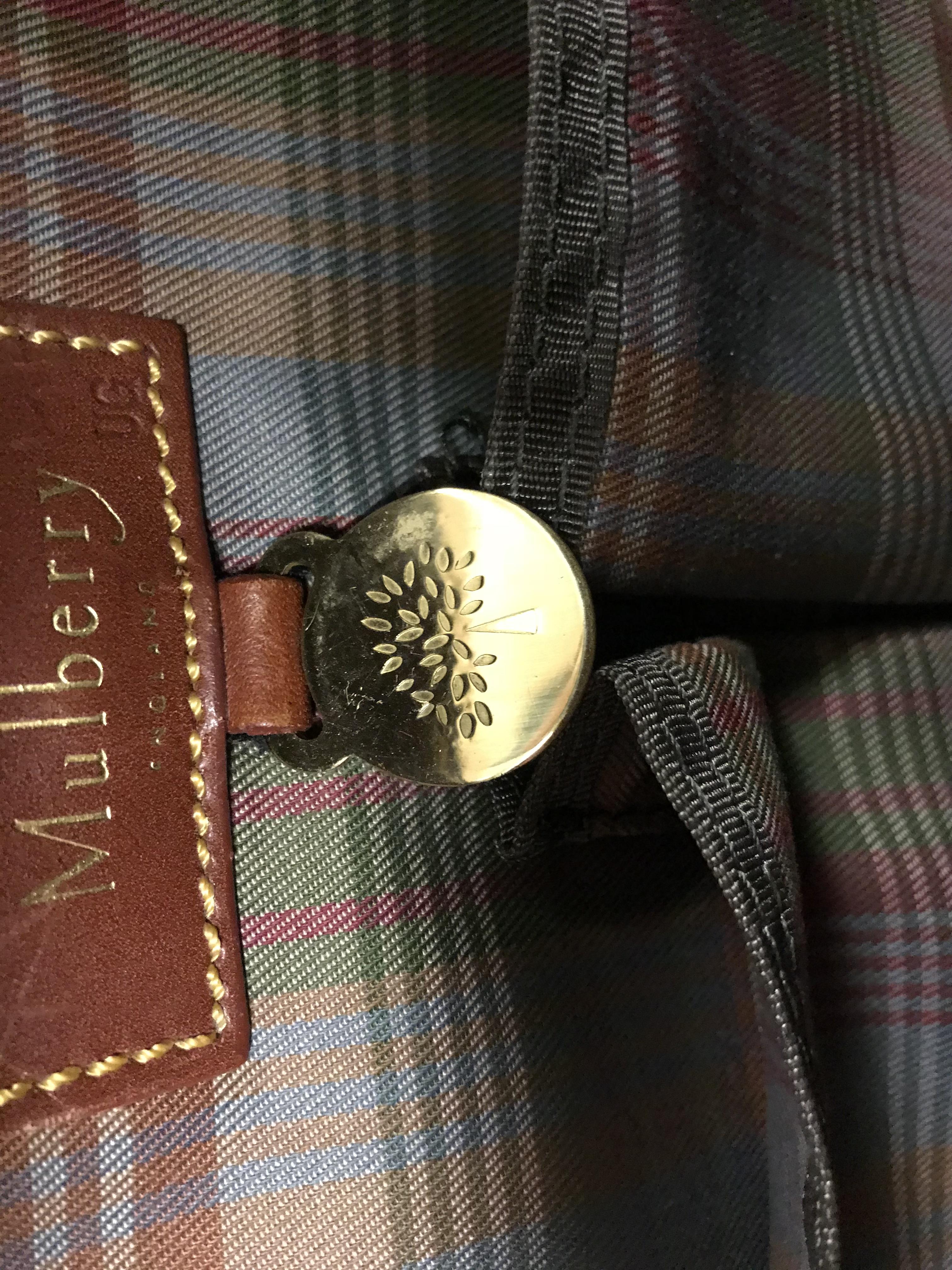 A Mulberry laptop / carry on bag, the inside tag No'd, 069943, - Image 10 of 18