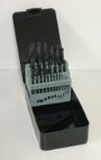 A 25 piece drill bit set