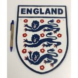 A modern painted cast metal sign "England", 30.
