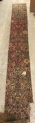 A collection of three various Ziegler carpet fragments,