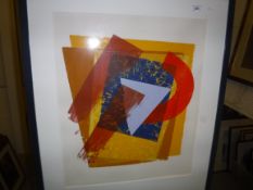 AFTER STEPHEN BARTLETT "Element Series Plates I-IV", a set of four framed and glazed prints,