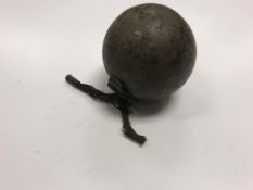 WITHDRAWN A military ball grenade (probably First World War)