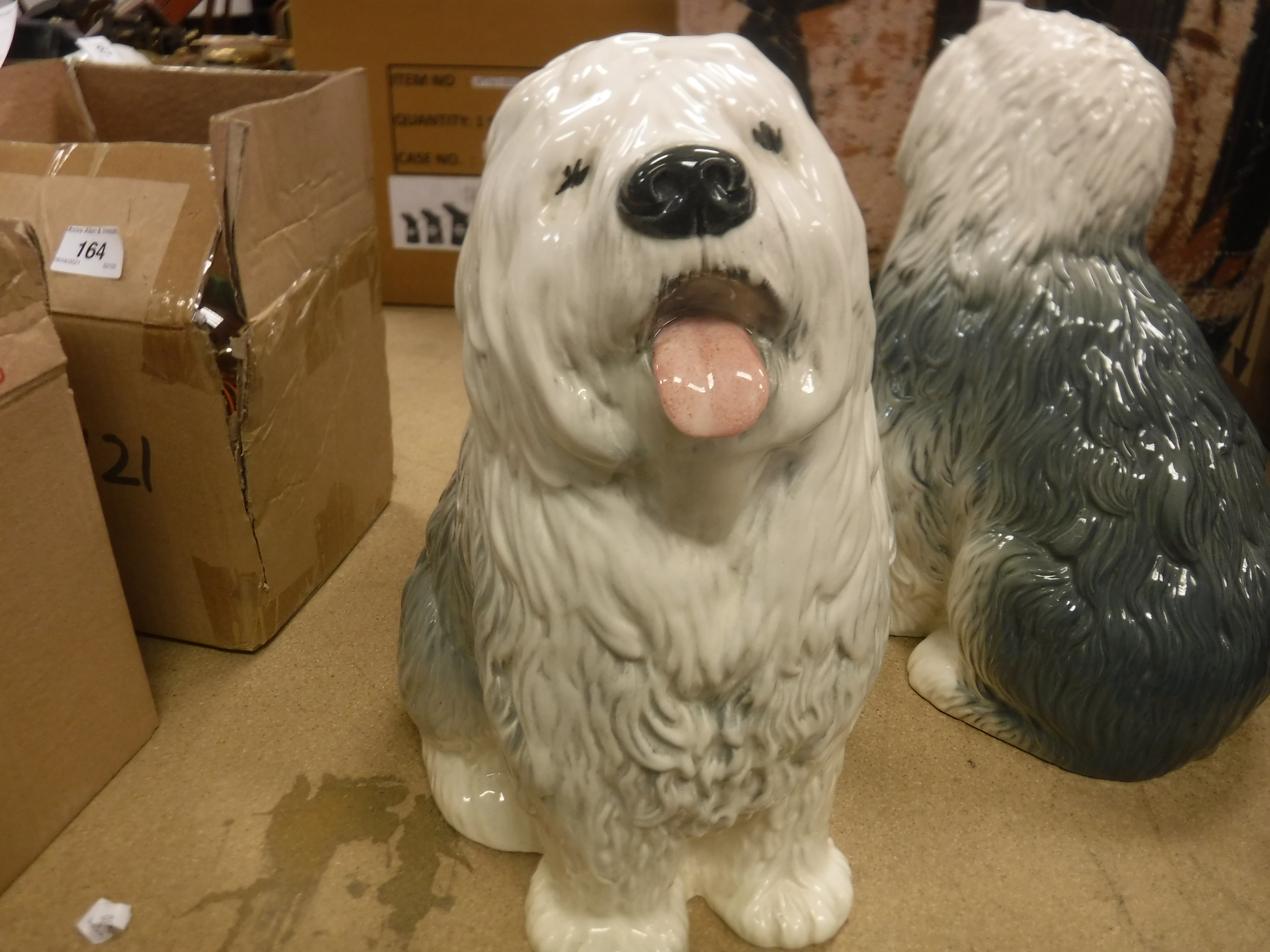 Two Beswick "Old English Sheepdog" figur - Image 9 of 12