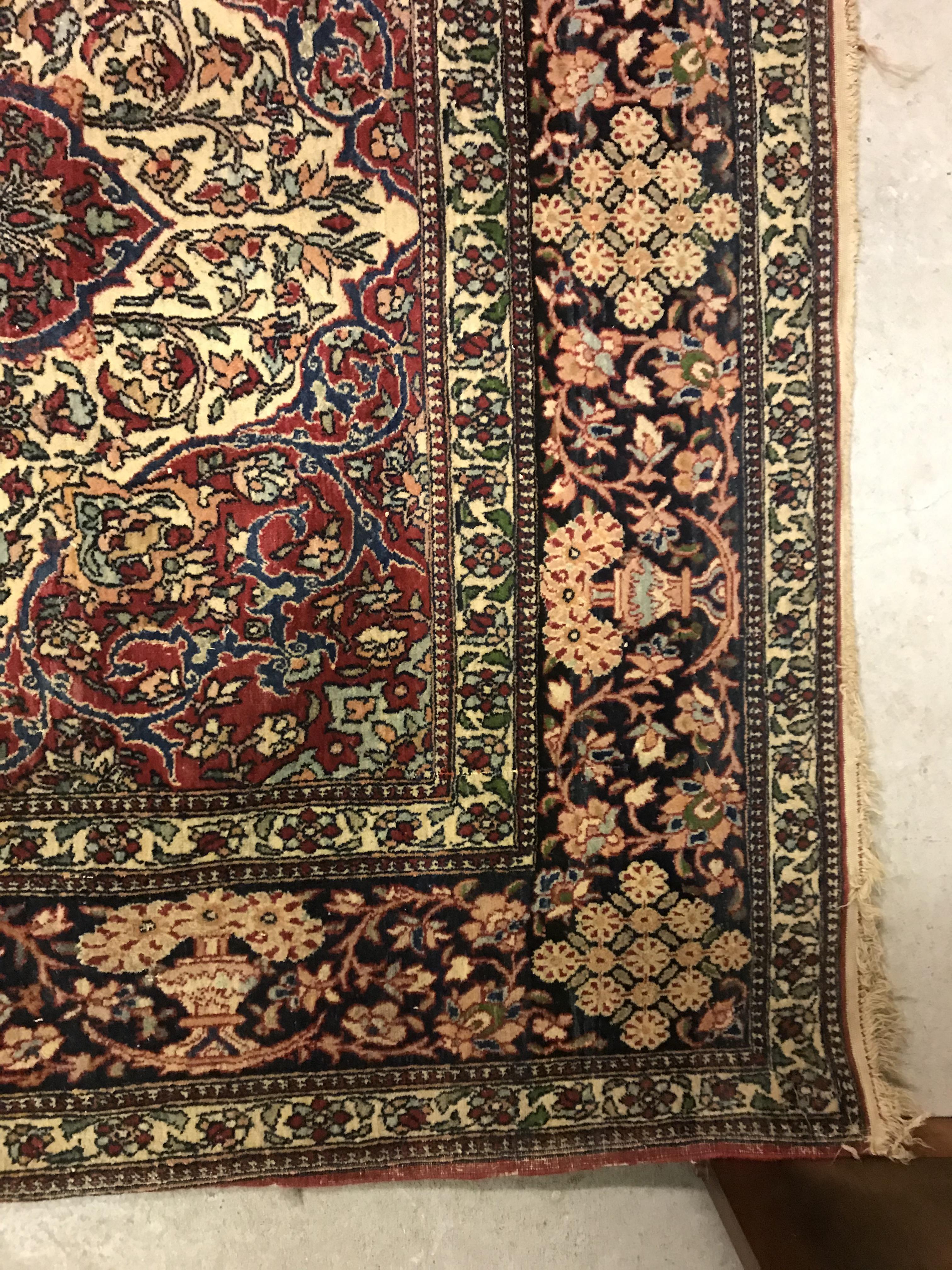 A fine Isphahan rug, the central panel s - Image 26 of 42