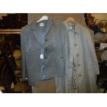 An Armani grey jacket, size 4, together