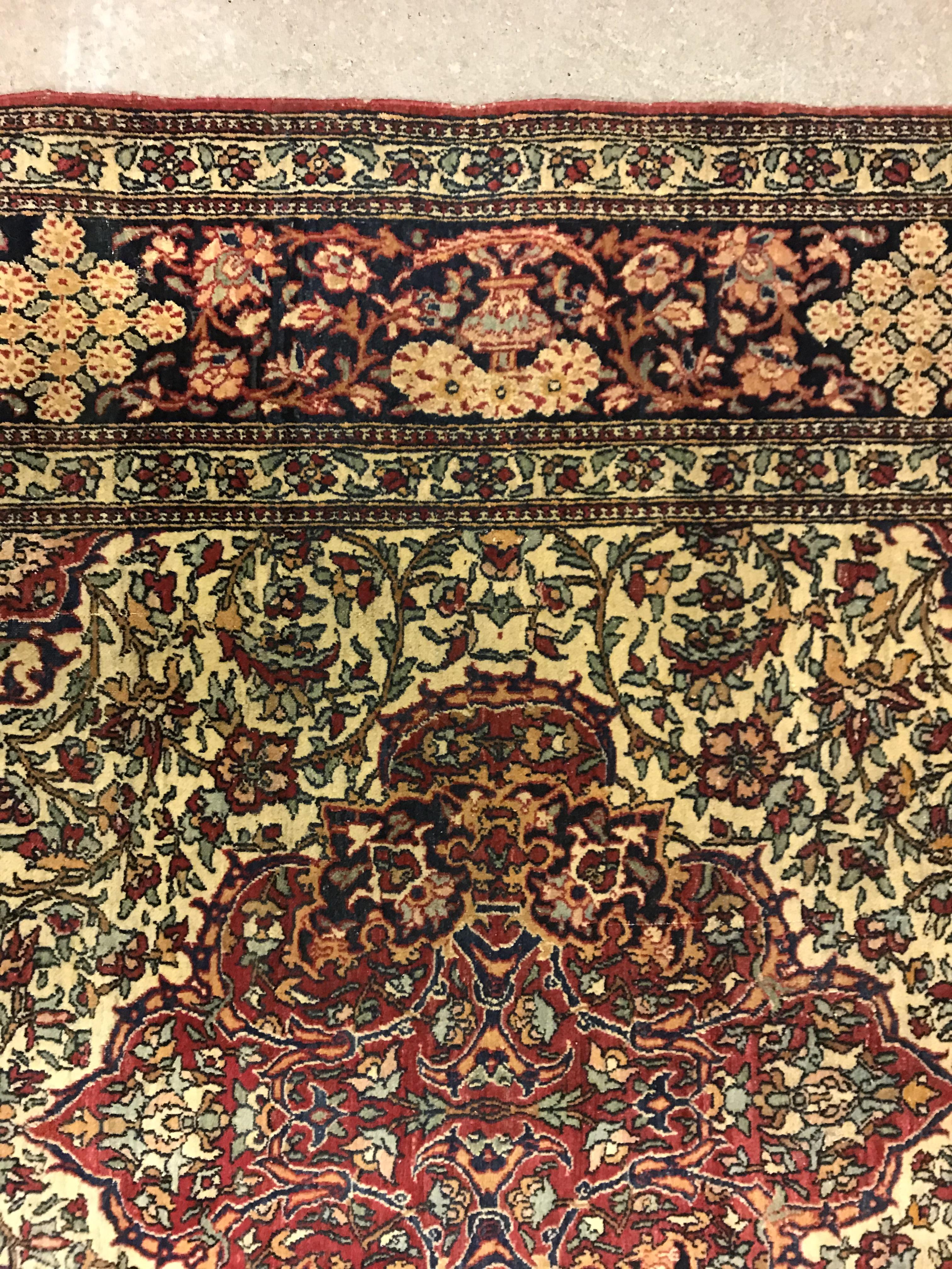 A fine Isphahan rug, the central panel s - Image 21 of 42
