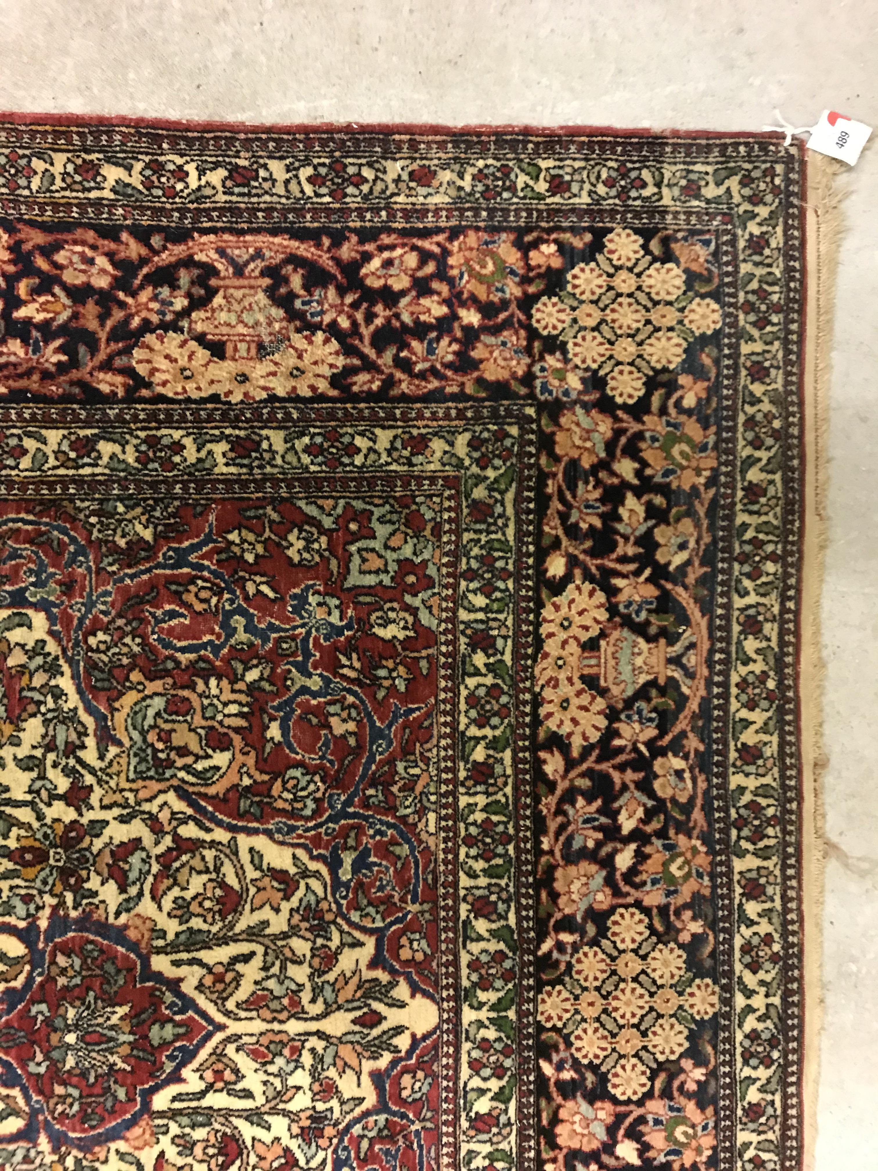 A fine Isphahan rug, the central panel s - Image 25 of 42