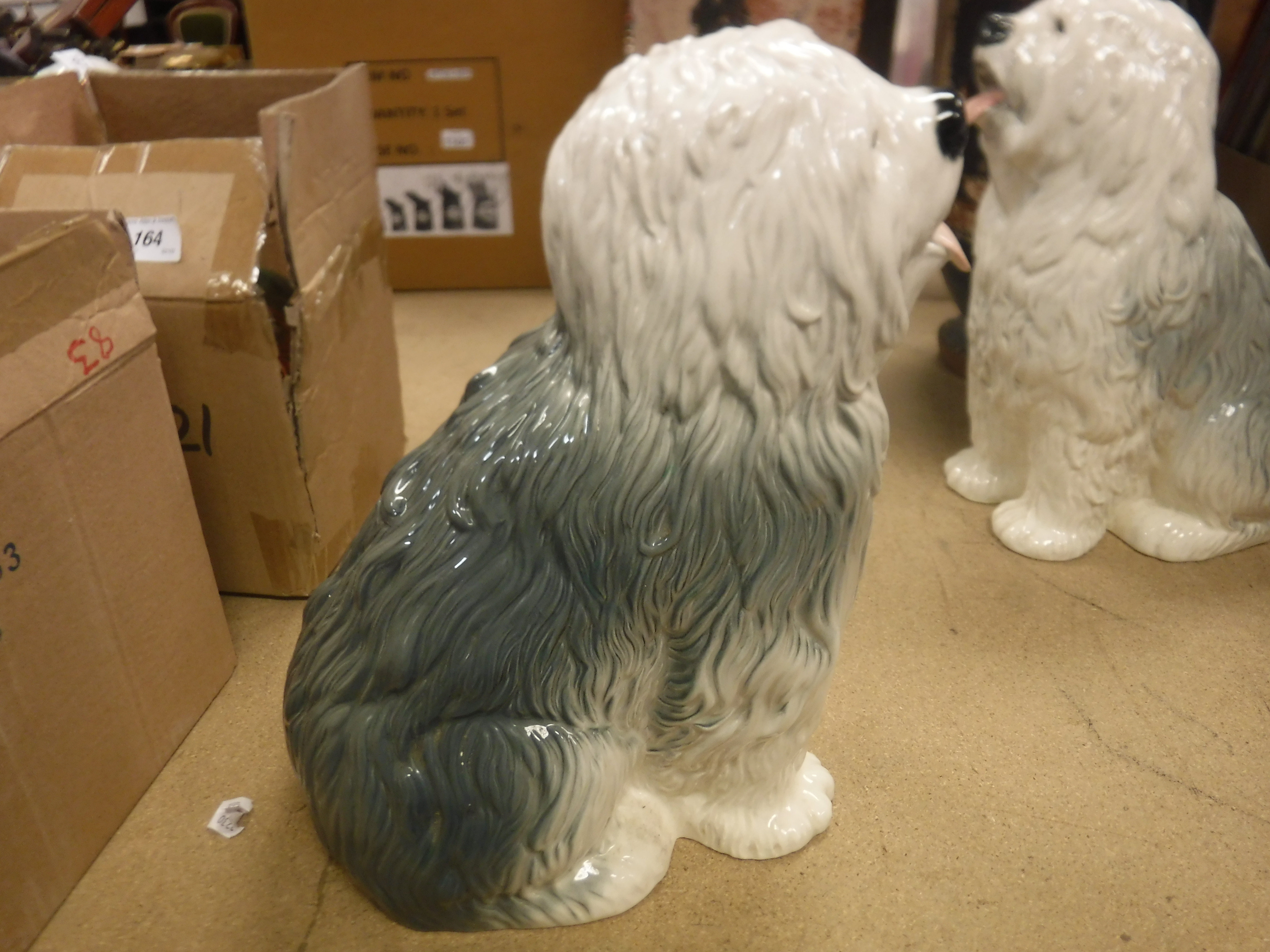 Two Beswick "Old English Sheepdog" figur - Image 5 of 12