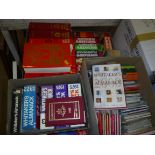 Five boxes of various books and maps inc