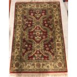 A Chobli rug, the central panel set with