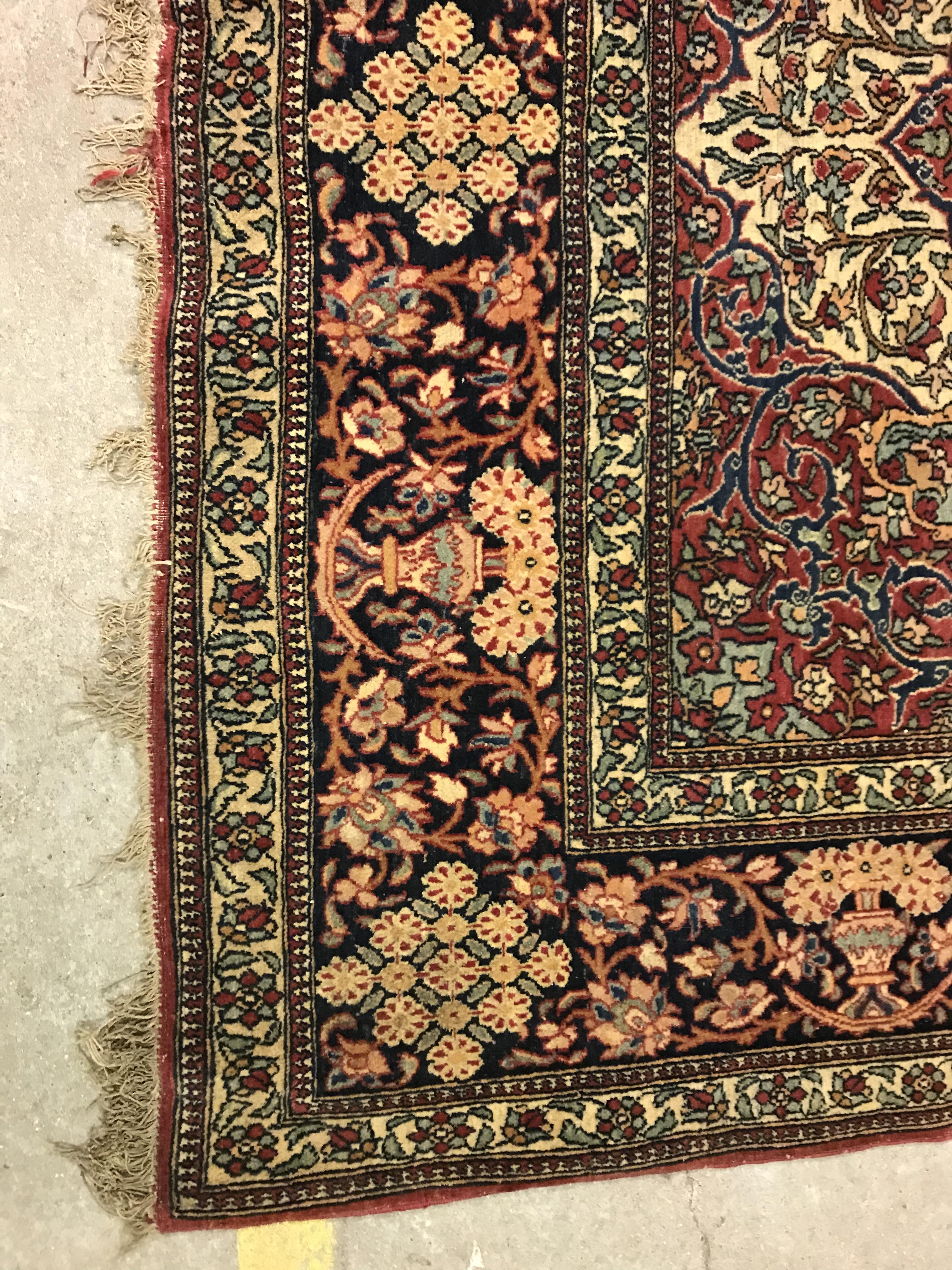 A fine Isphahan rug, the central panel s - Image 18 of 42