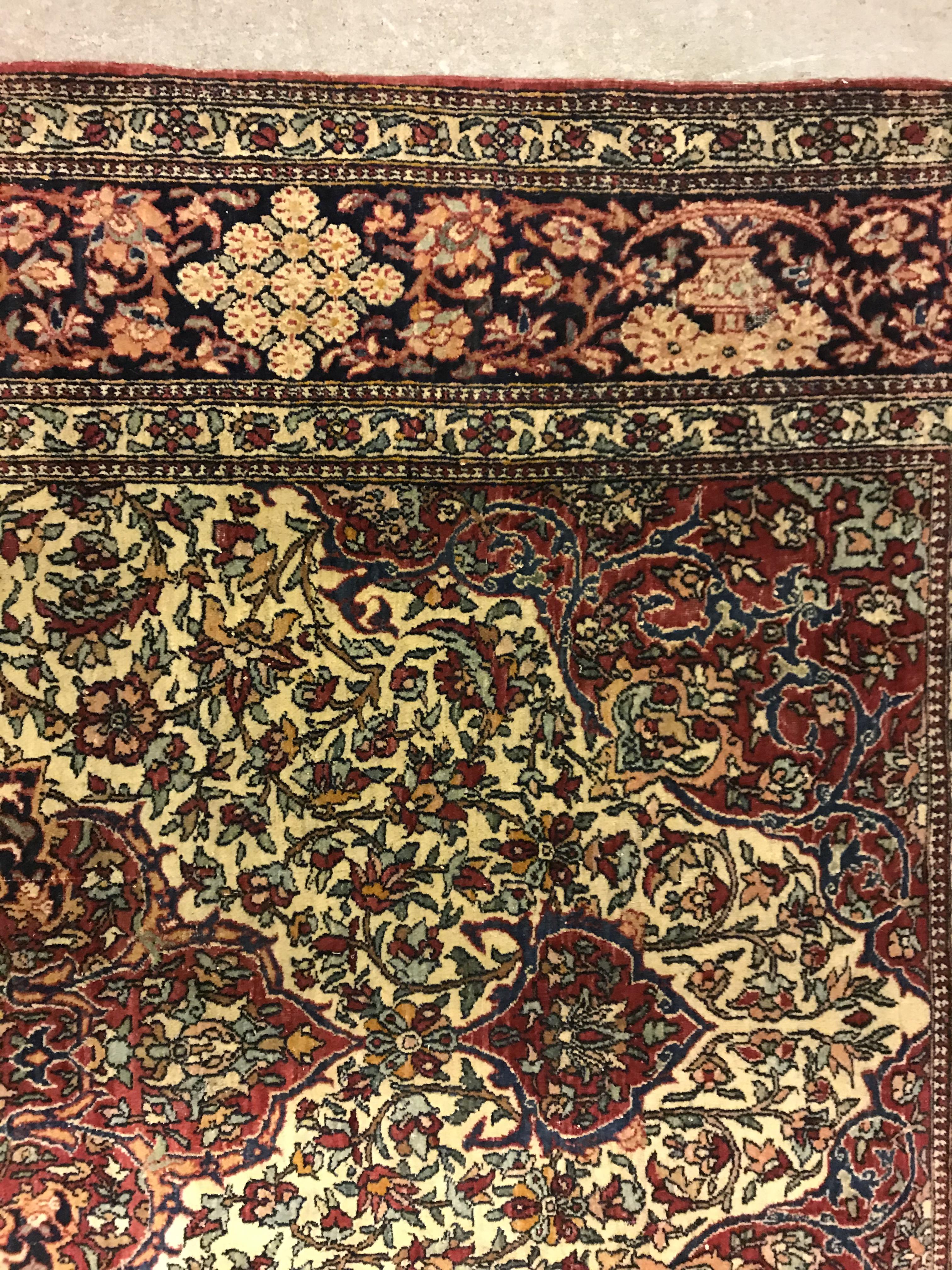 A fine Isphahan rug, the central panel s - Image 24 of 42