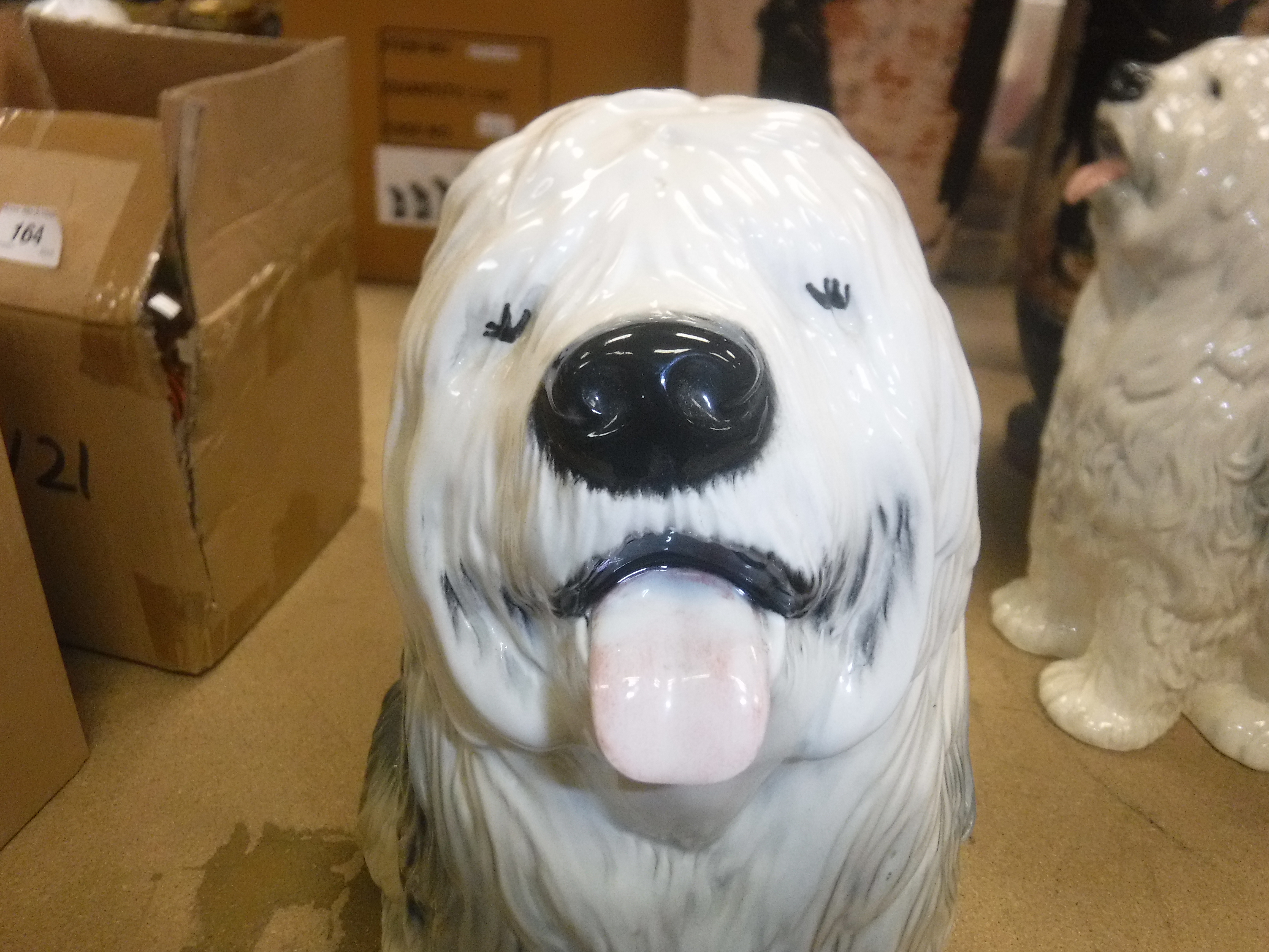 Two Beswick "Old English Sheepdog" figur - Image 3 of 12