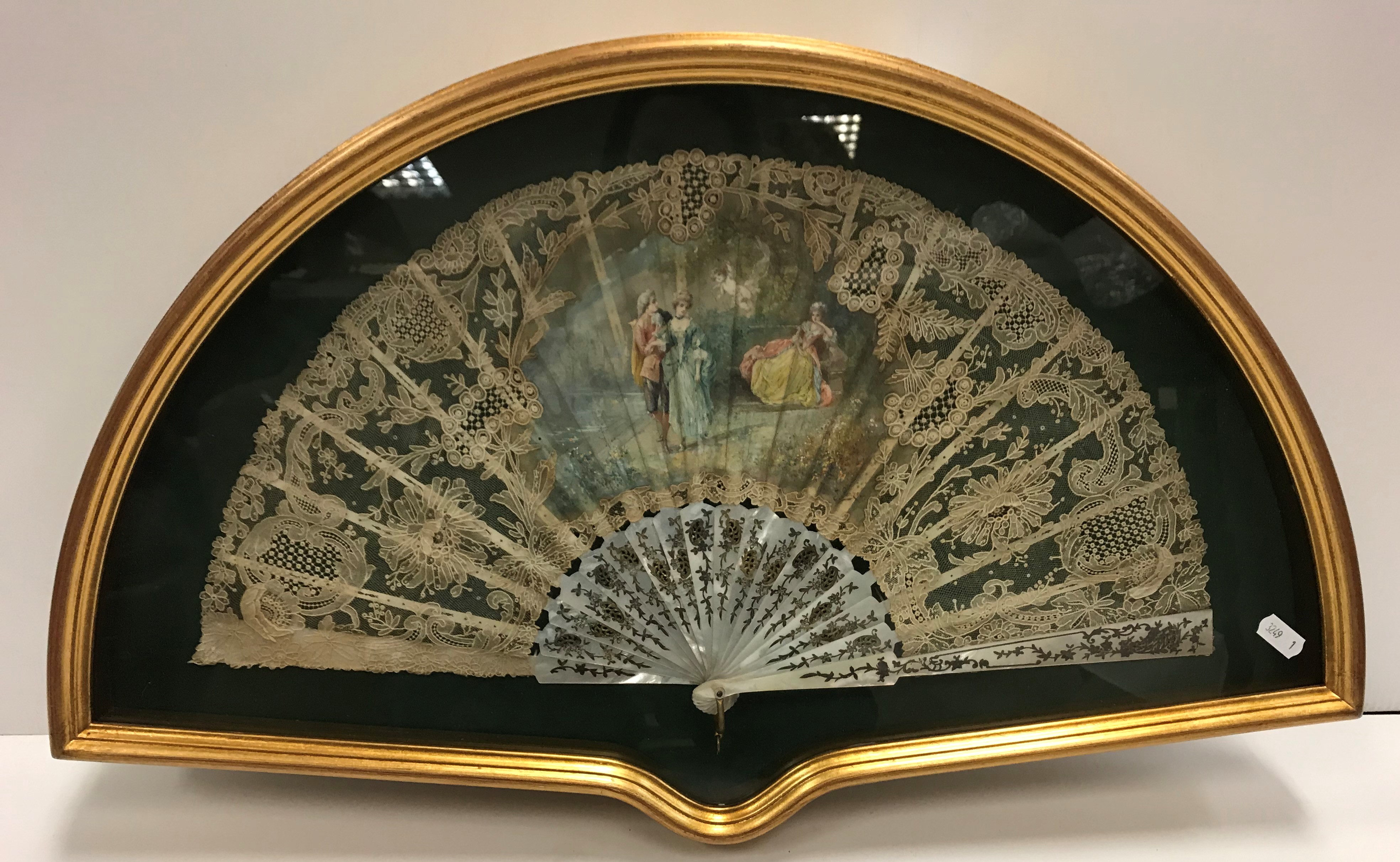 A late 19th Century J Donzel fan,