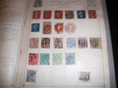 A box containing a good amateur collection of British and World stamps, one album containing four