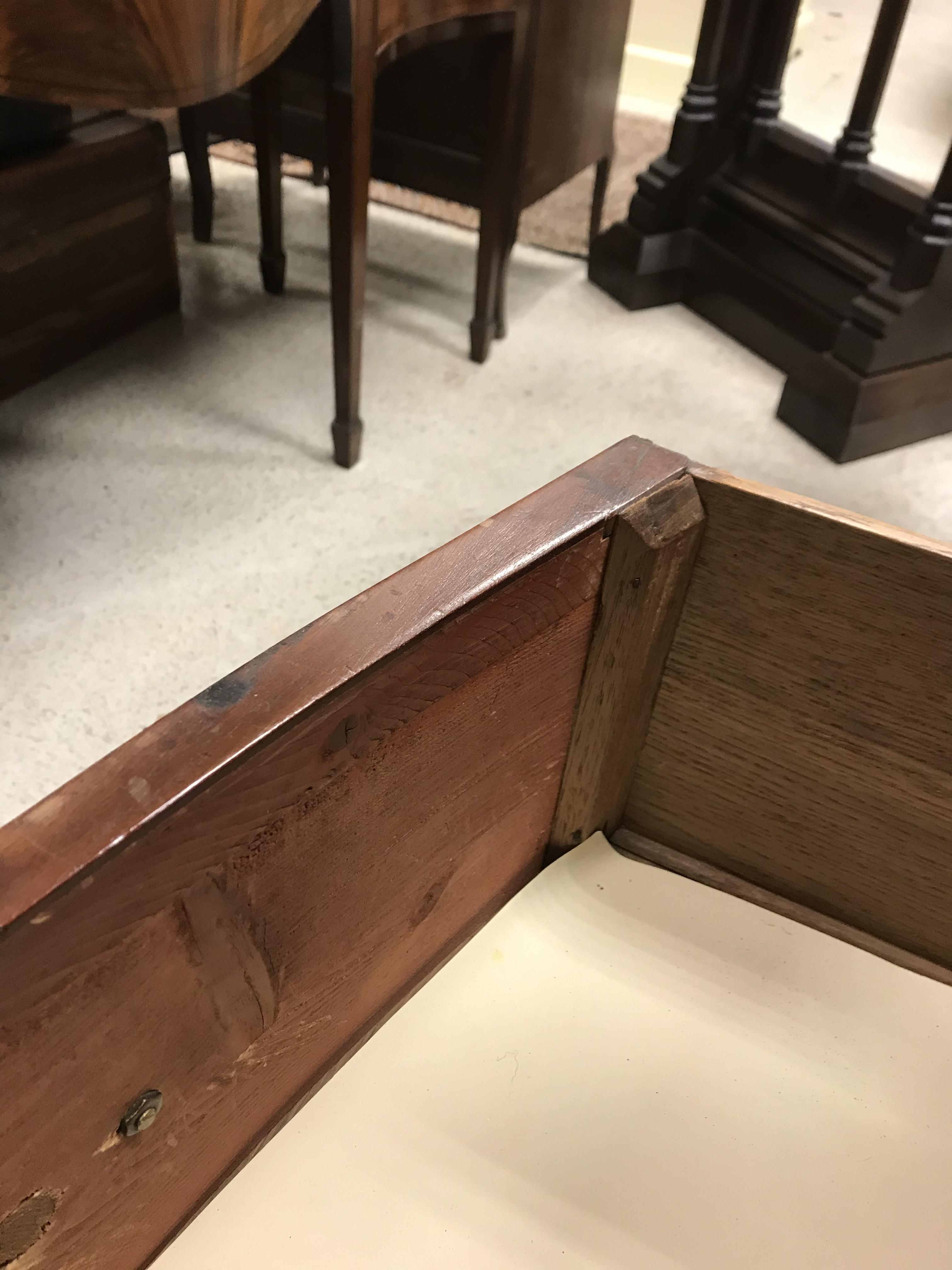 A 19th Century mahogany bow fronted chest, the plain top with rosewood and satinwood strung edging - Image 23 of 23