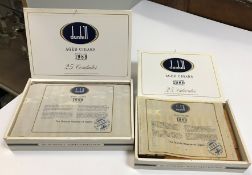 A box containing 15 Alfred Dunhill aged cigars (1989, Valverdes original box), together with a box