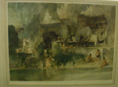 AFTER SIR WILLIAM RUSSELL FLINT "In Sunny Perigord", limited edition colour print No'd. 735/850