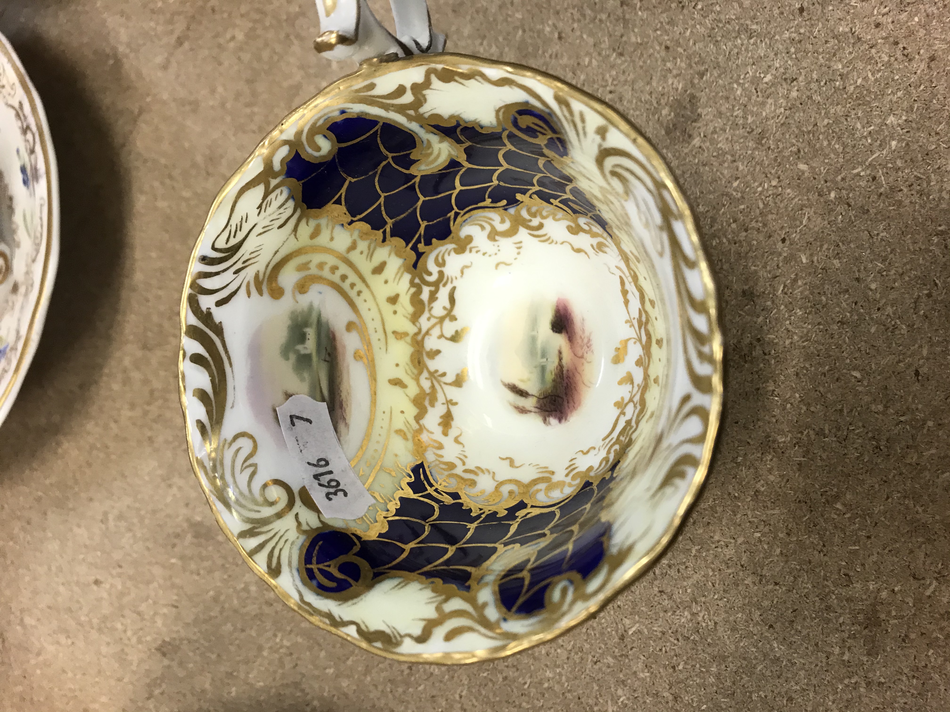 A 19th Century Copeland and Garrett late Spodes Felspar porcelain trio of two cups and saucer and - Image 21 of 72