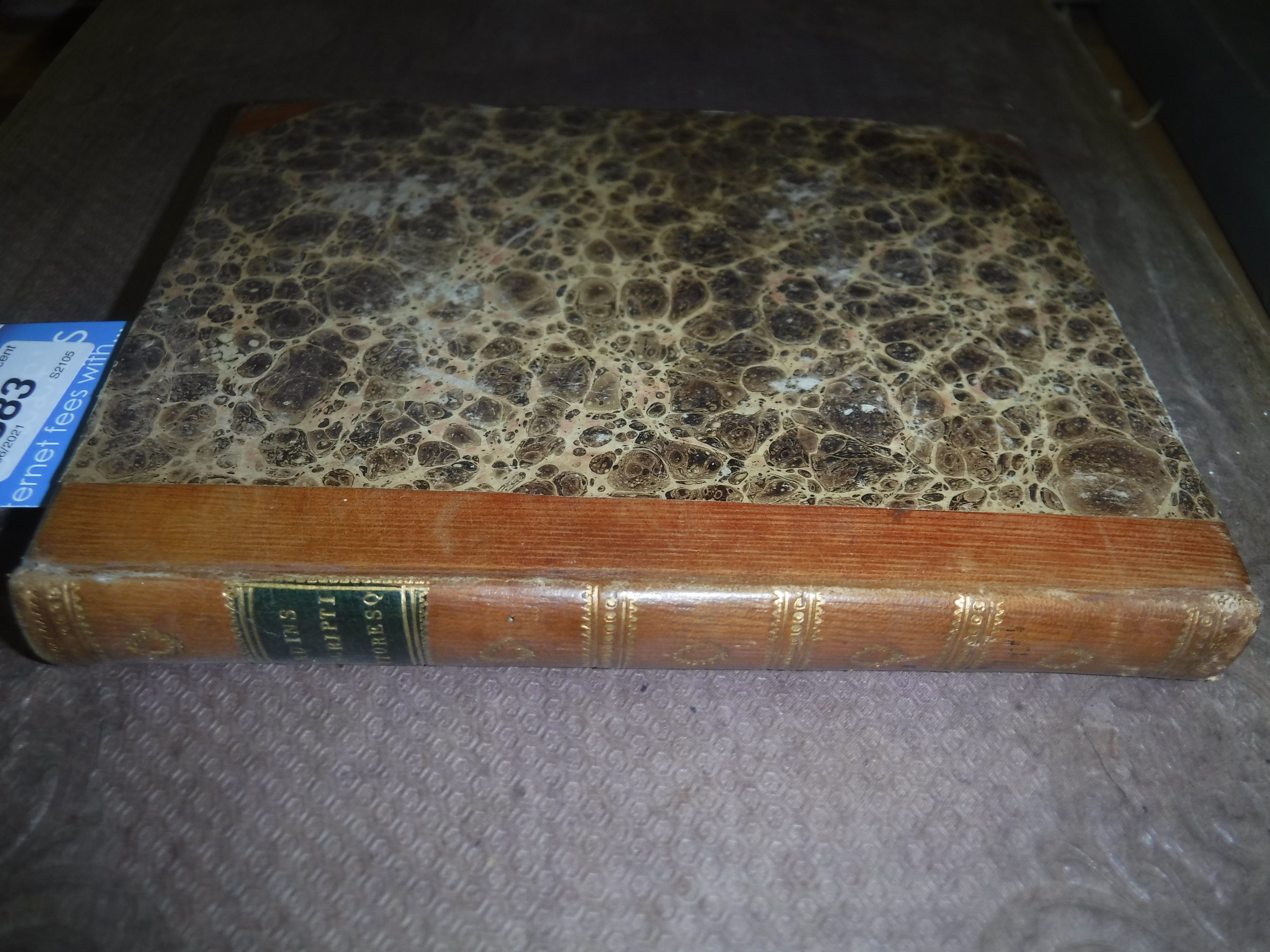 One volume CHRISTIAN LUDWIG STIEGLITZ “Descriptions Pittoresques de Jardins du Gout Plus Moderne