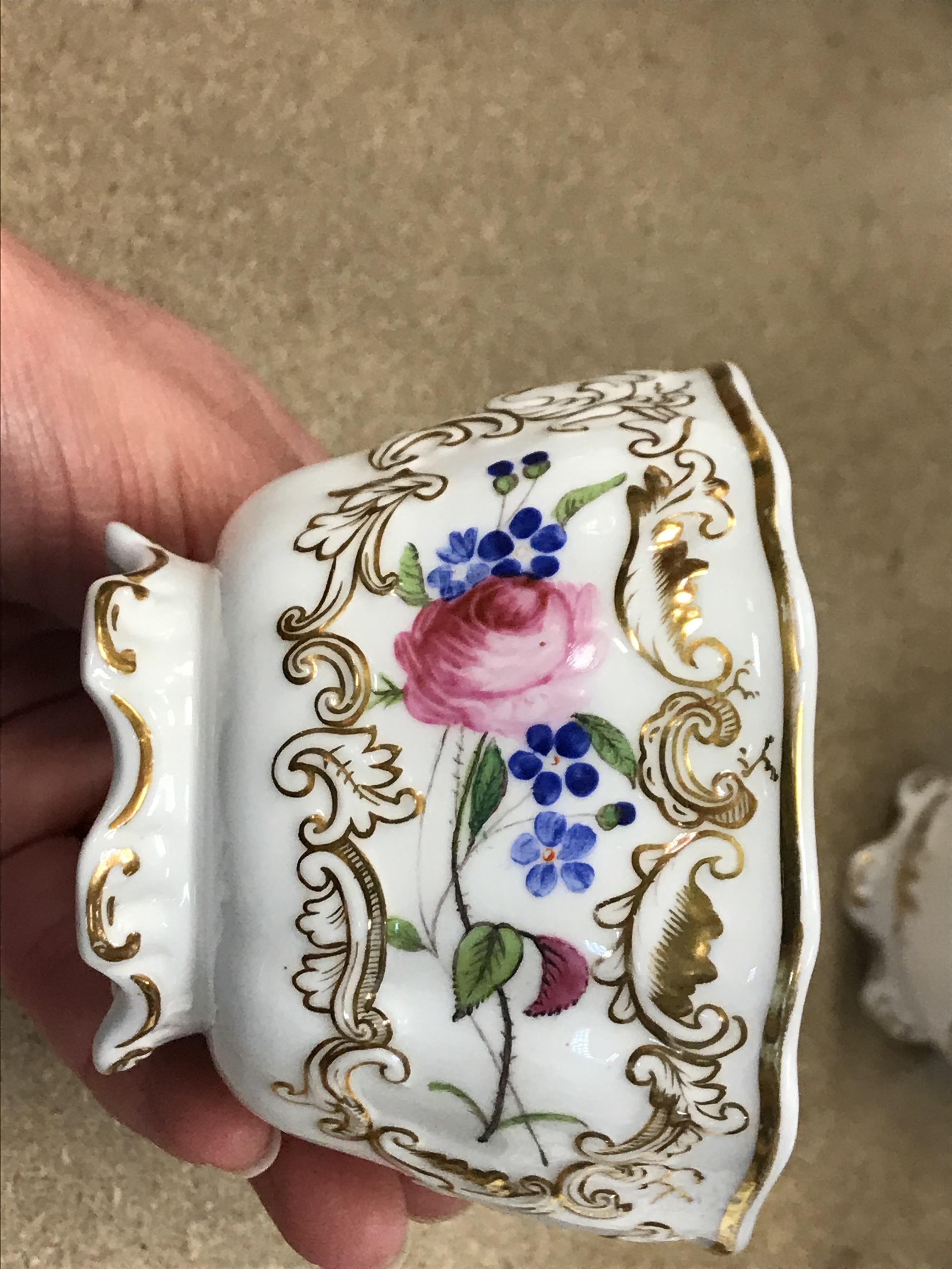 A 19th Century Copeland and Garrett late Spodes Felspar porcelain trio of two cups and saucer and - Image 12 of 72