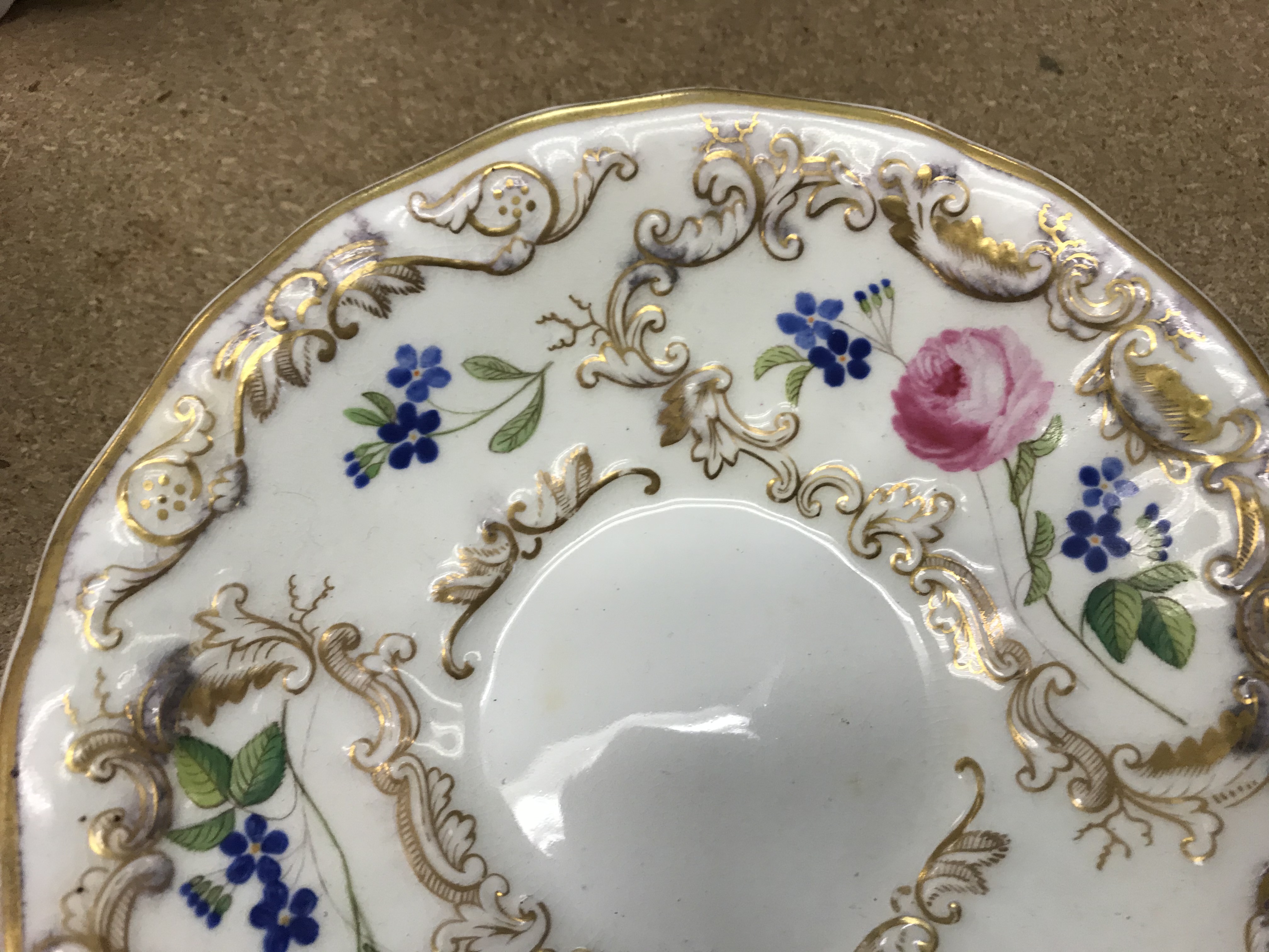 A 19th Century Copeland and Garrett late Spodes Felspar porcelain trio of two cups and saucer and - Image 7 of 72