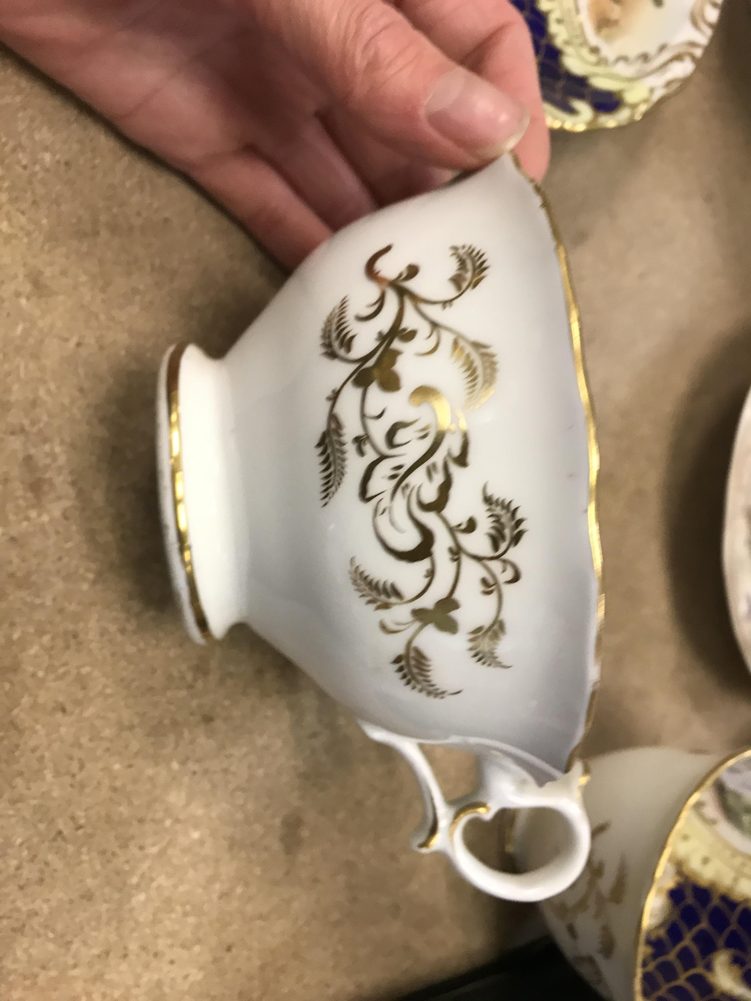 A 19th Century Copeland and Garrett late Spodes Felspar porcelain trio of two cups and saucer and - Image 25 of 72