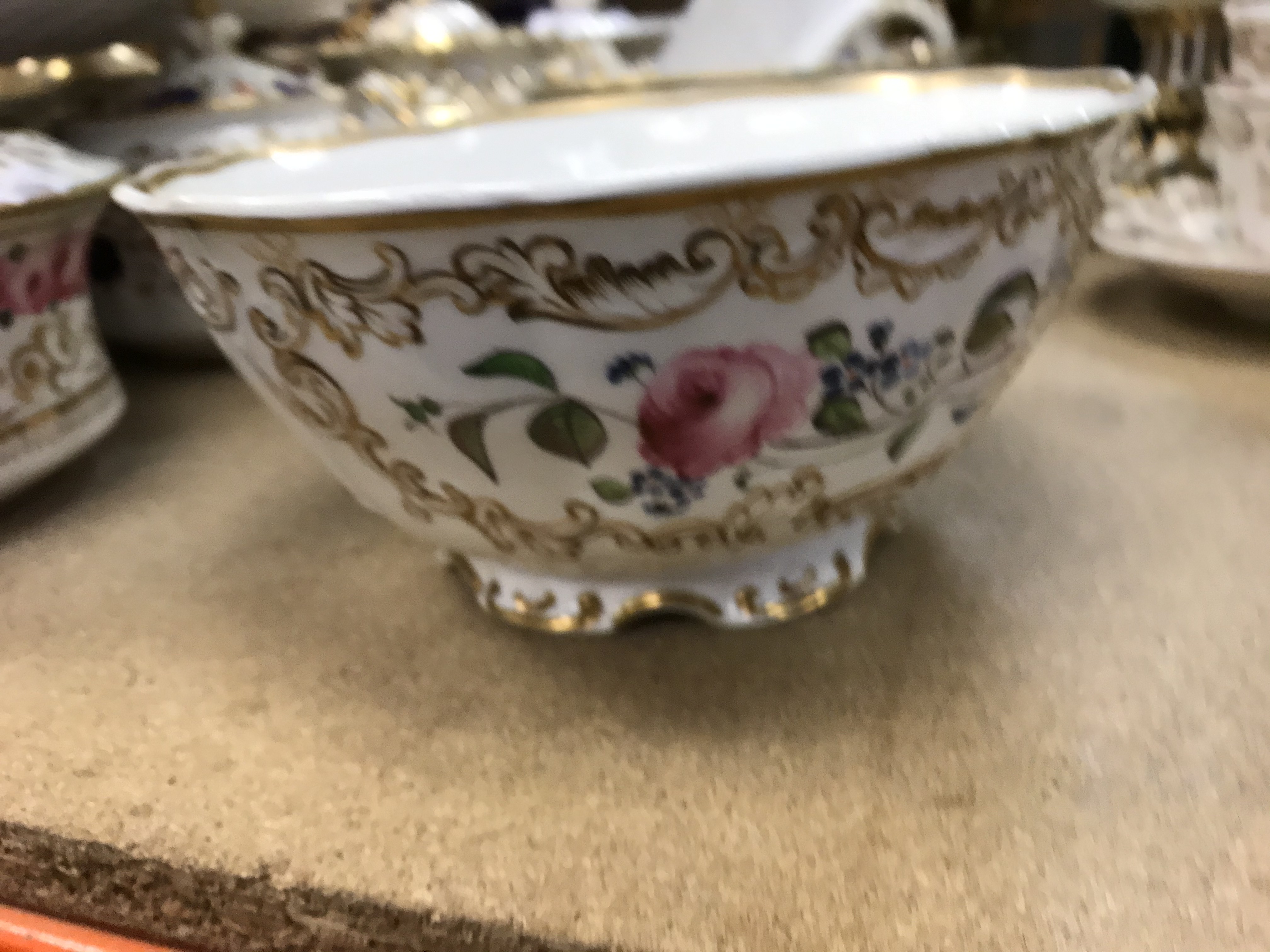 A 19th Century Copeland and Garrett late Spodes Felspar porcelain trio of two cups and saucer and - Image 35 of 72