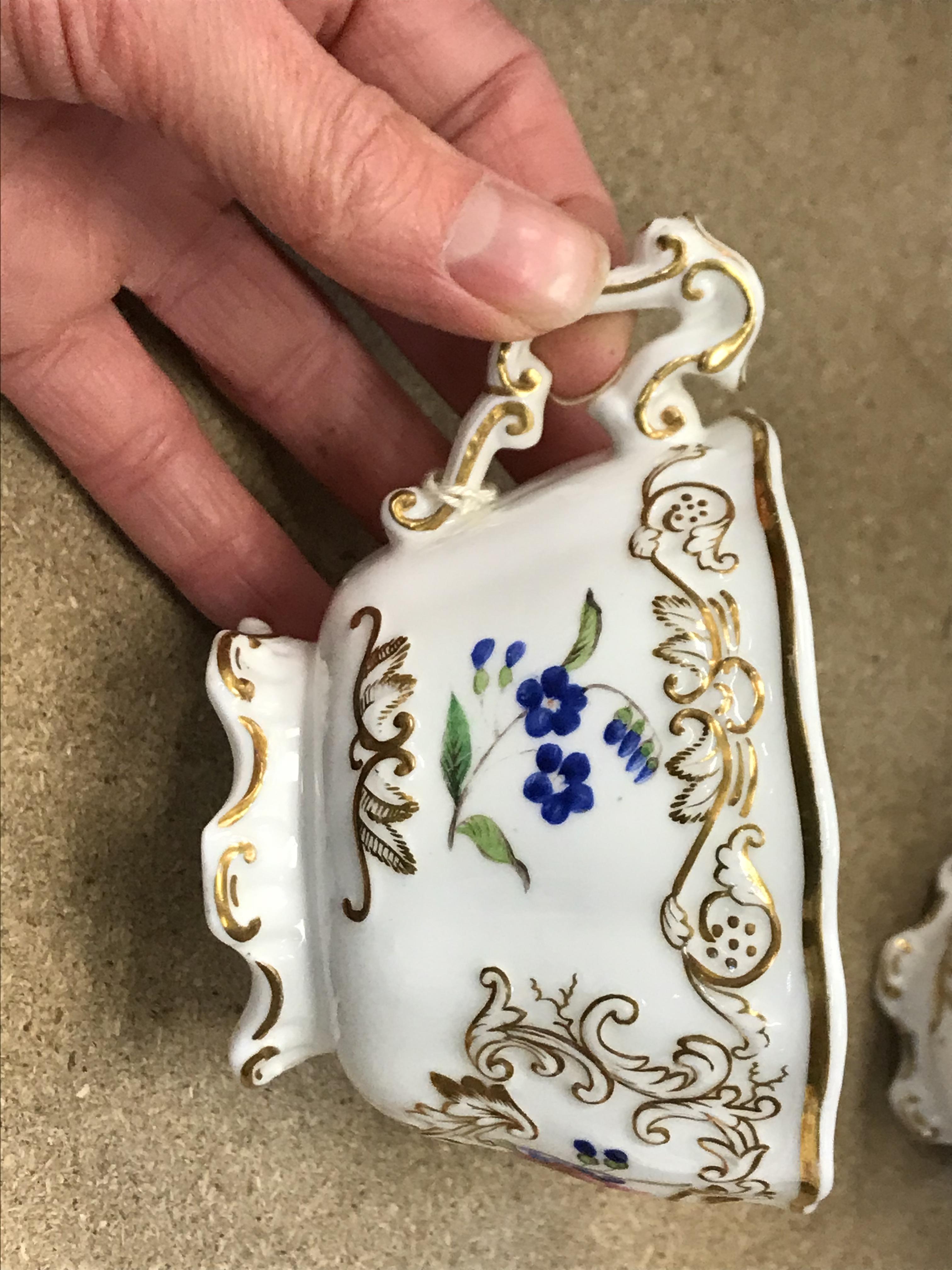 A 19th Century Copeland and Garrett late Spodes Felspar porcelain trio of two cups and saucer and - Image 11 of 72