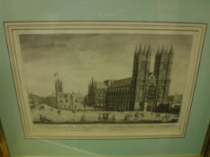 AFTER T BOWLES "A view of St. James's Palace Pall Mall", printed for Carrington Boniles in St.