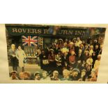 AFTER PETER BLAKE "Coronation Street cast outside The Rovers Return", colour print, limited
