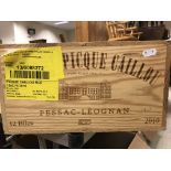 Chateau Pique Caillou Pessac-Léognan 2010 x 12 bottles (OWC)