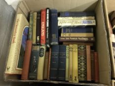 Eleven boxes of assorted books, mainly novels or historical subjects