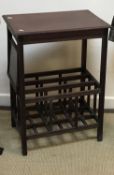 MANNER OF E. W GODWIN Aesthetic Movement Mahogany Writing Table, Circa 1880 with reeded