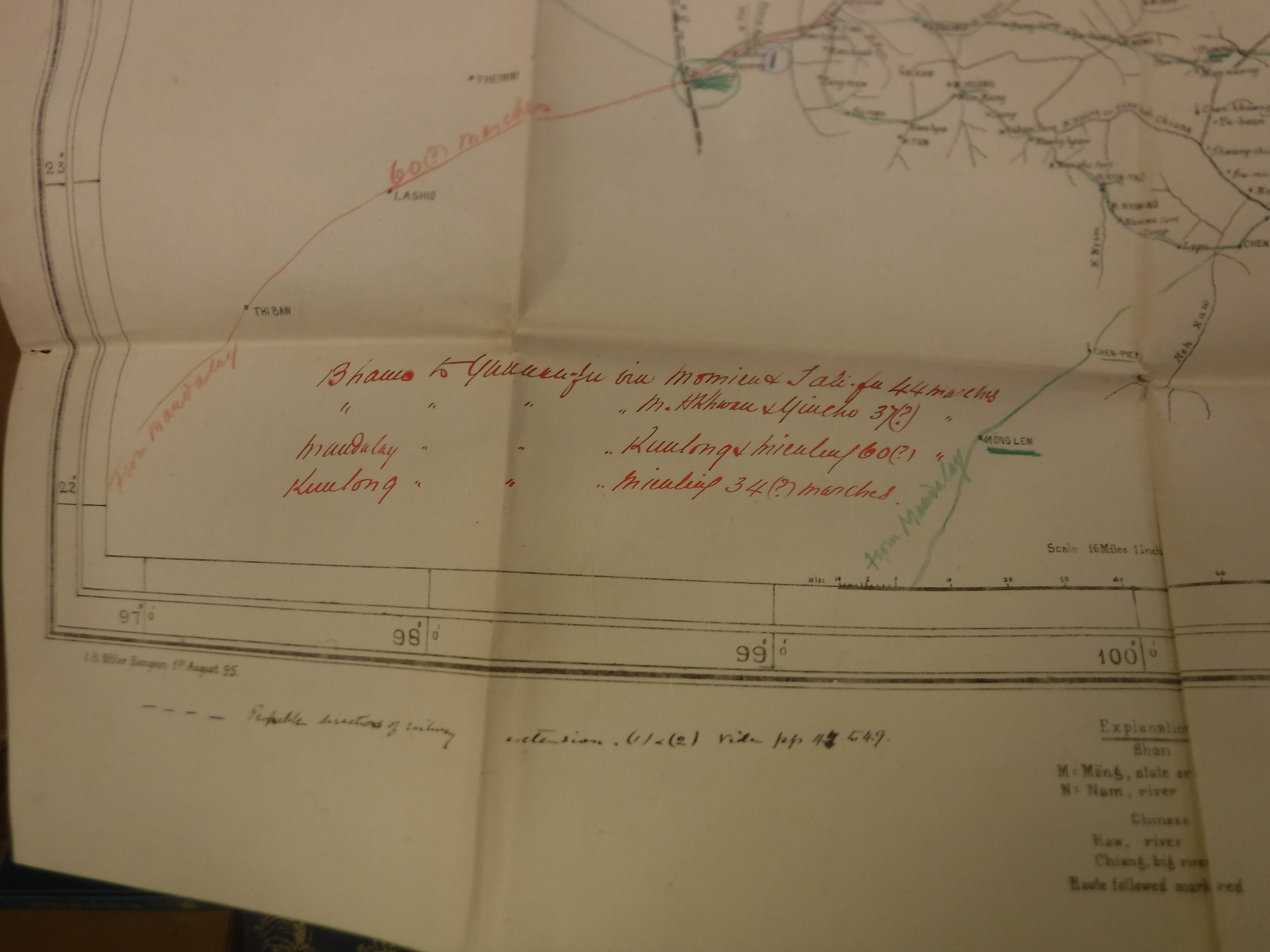 One volume “Report on a journey in Yun-Nan, 1894-95 by Captain H R Davies Oxfordshire Light Infantry - Image 27 of 33