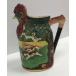 A Royal Doulton “The MFH Presentation Jug”, polychrome decorated in relief with hunting scene and