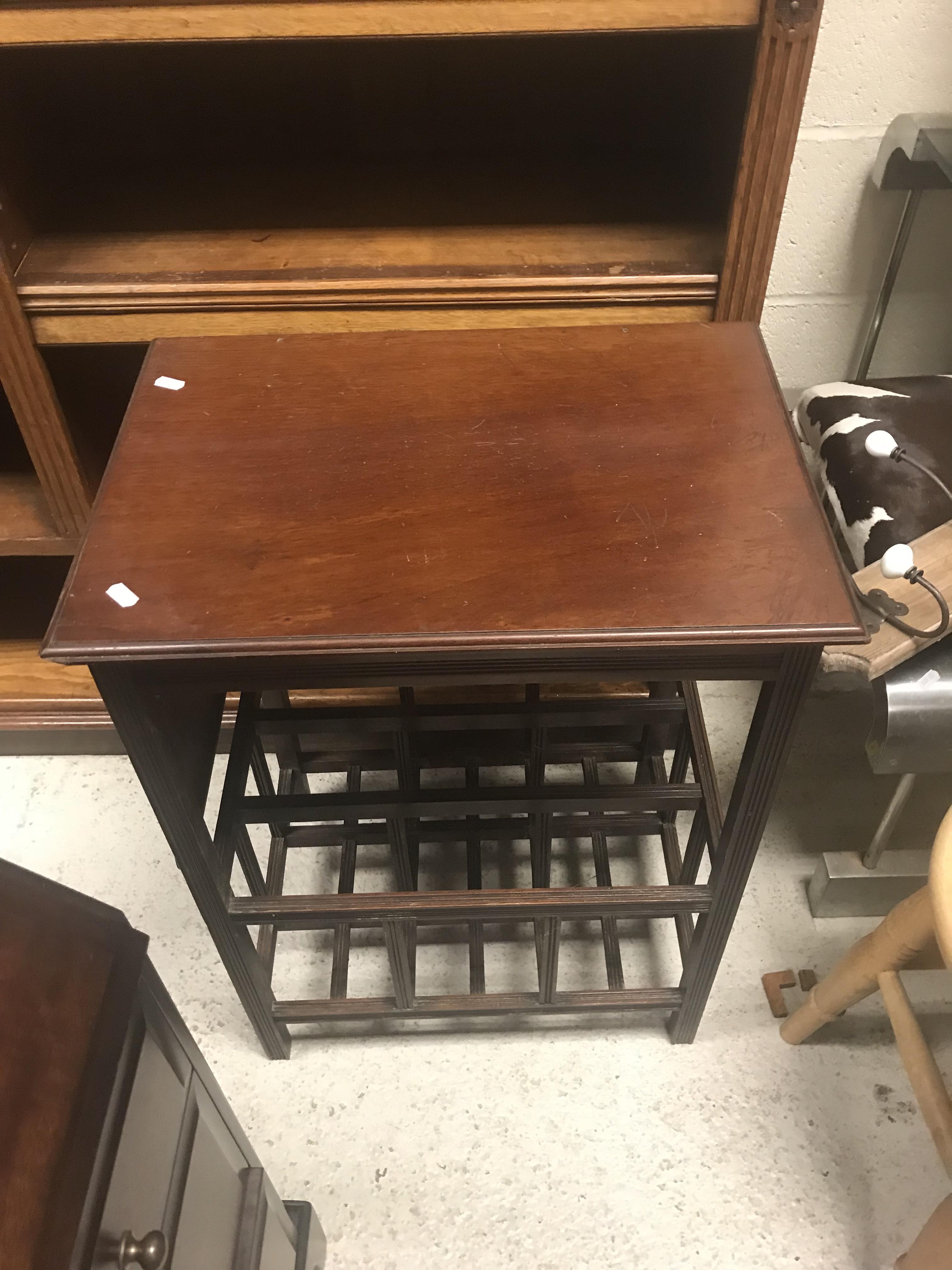 MANNER OF E. W GODWIN Aesthetic Movement Mahogany Writing Table, Circa 1880 with reeded - Image 4 of 7