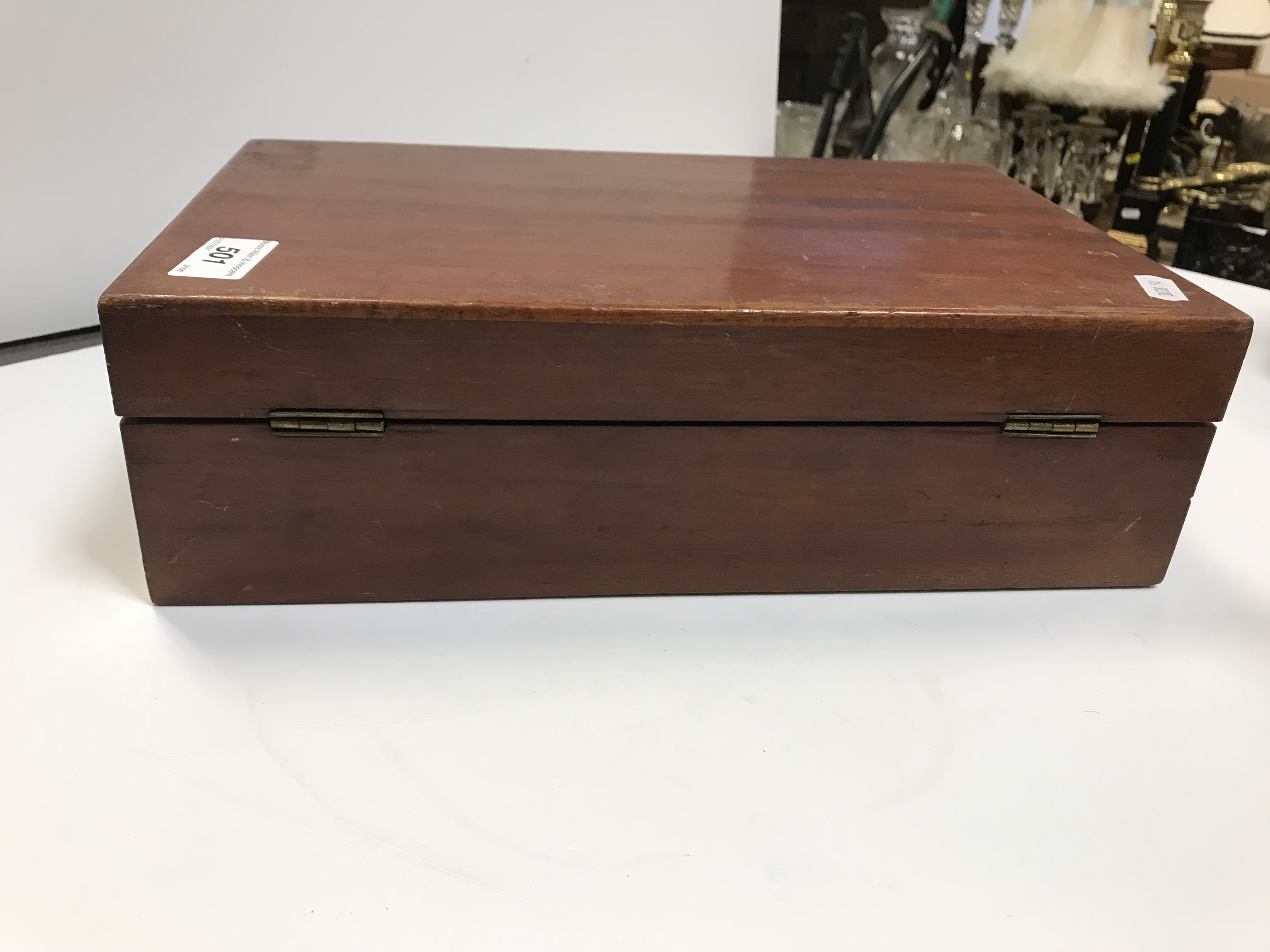 A mahogany cased games compendium containing various games pieces including Chess, Draughts, - Image 10 of 42