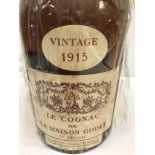 Le Cognac de la Maison Godet Vintage 1915 from the Private Collection of Messrs Godet Frères at