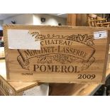 Chateau Moulinet-Lasserre Pomerol 2009 x 12 bottles (OWC)