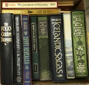 A collection of Folio Society books to include JANE AUSTEN (x 6), "Folk Tales of the British Isles",