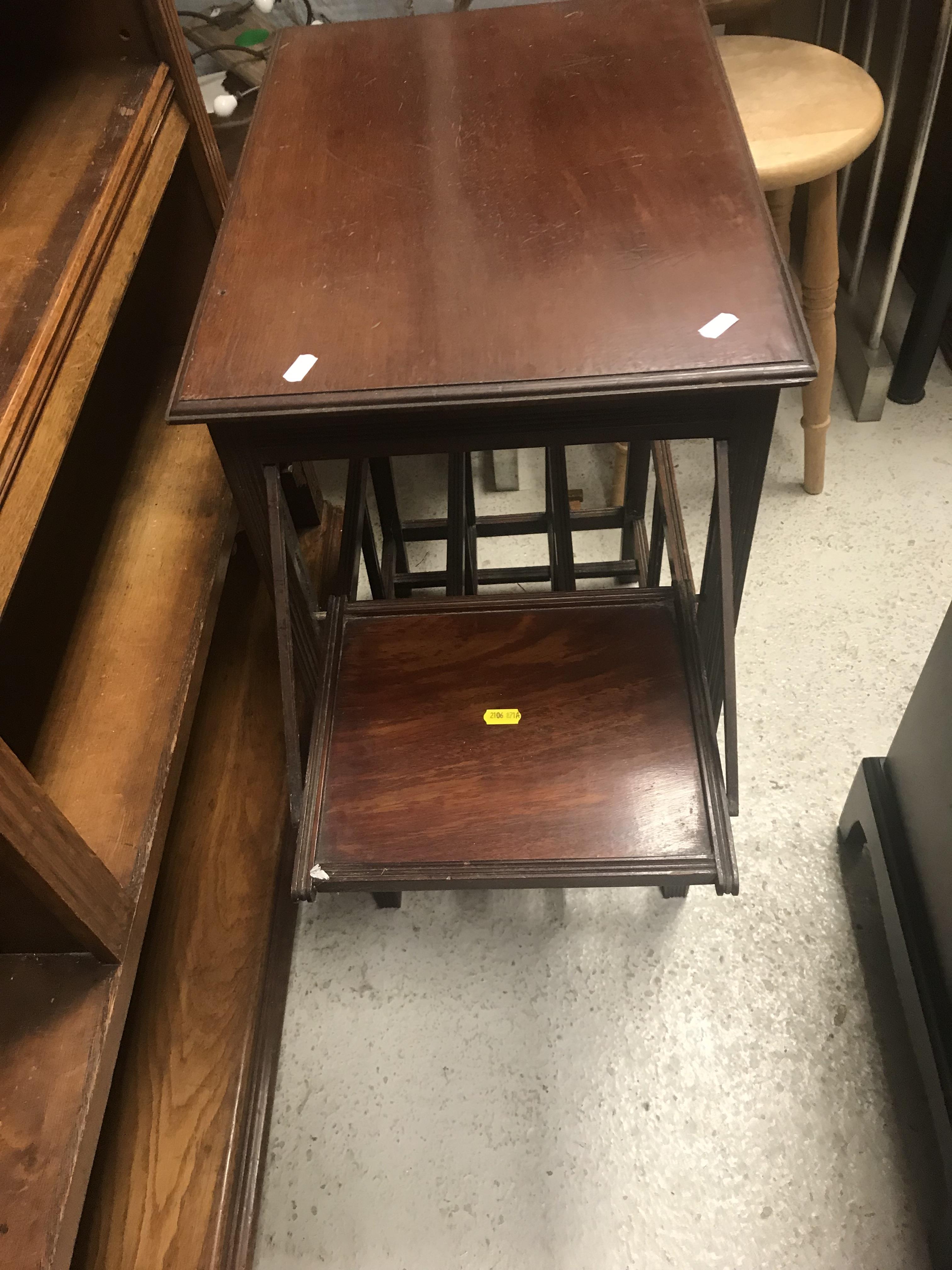 MANNER OF E. W GODWIN Aesthetic Movement Mahogany Writing Table, Circa 1880 with reeded - Image 5 of 7